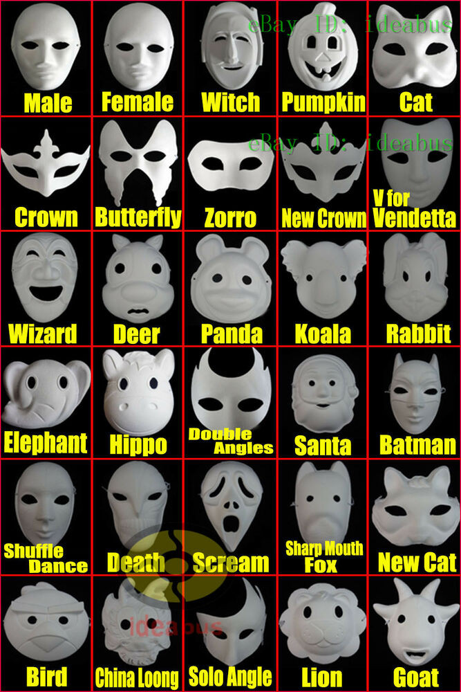 Best ideas about DIY Costume Mask
. Save or Pin DIY Unpainted Mardi Gras Venetian White Blank Masquerade Now.