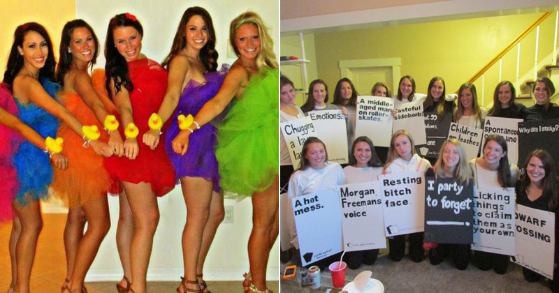 Best ideas about DIY Costumes For Groups
. Save or Pin 24 Cheap and Easy DIY Group Costumes for Halloween Now.