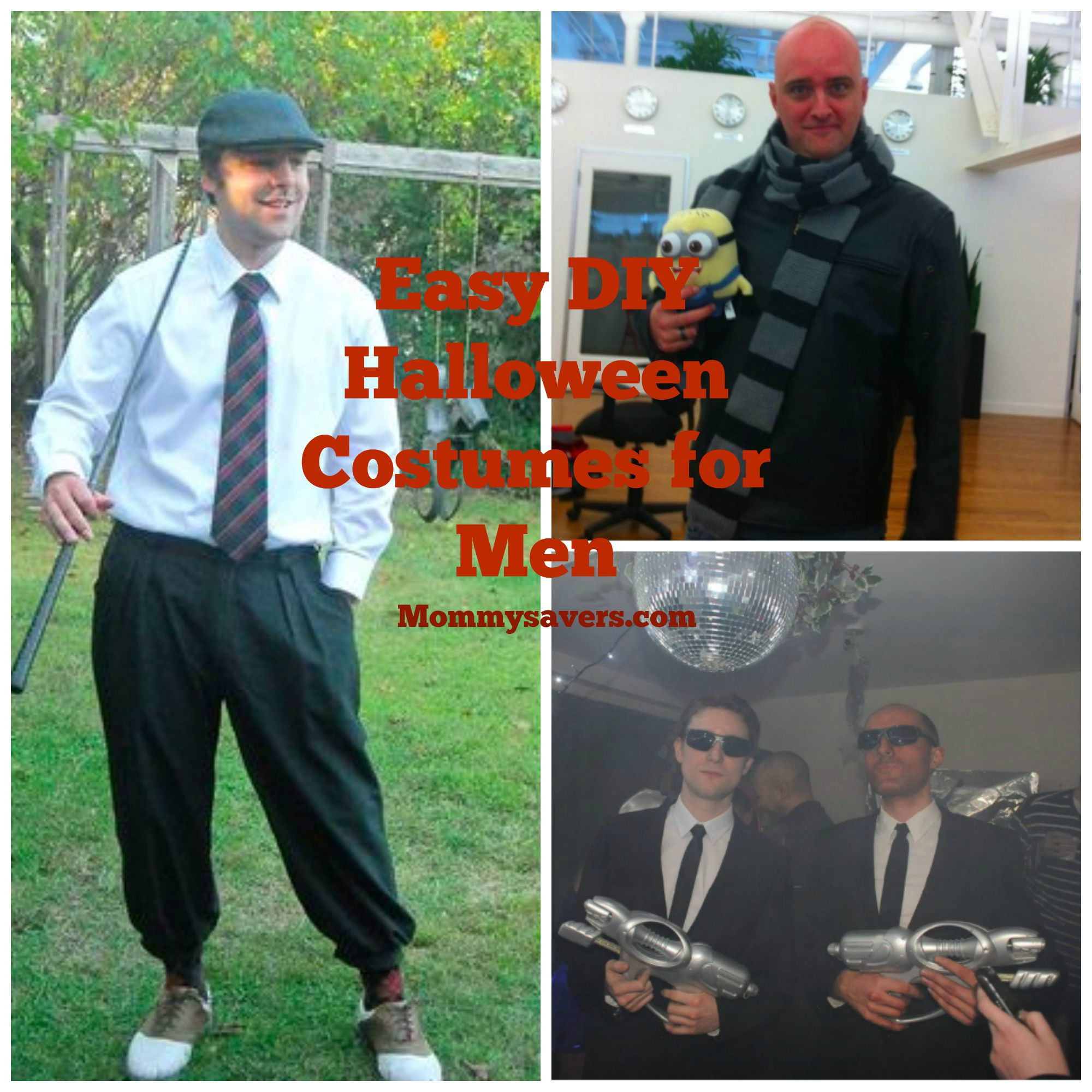 Best ideas about DIY Costumes Men
. Save or Pin DIY Easy Halloween Costume Ideas for Men Mommysavers Now.