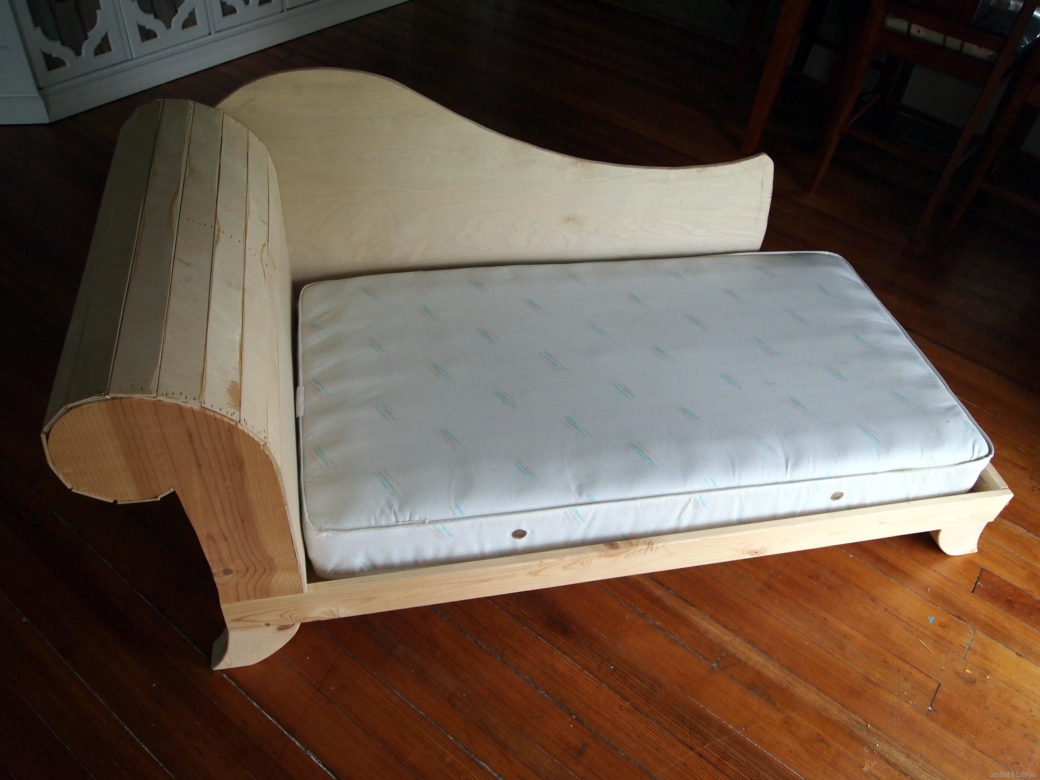 Best ideas about DIY Couch Bed
. Save or Pin DIY Toddler Bed Fainting Couch Part 2 Sawdust and Now.