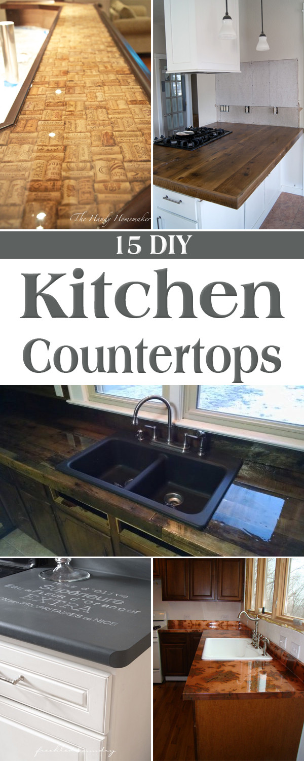 Best ideas about DIY Countertop Ideas
. Save or Pin 15 Amazing DIY Kitchen Countertop Ideas Now.