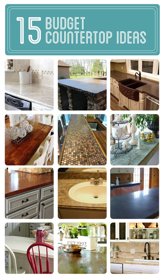 Best ideas about DIY Countertop Ideas
. Save or Pin 15 Bud Countertop Ideas Now.