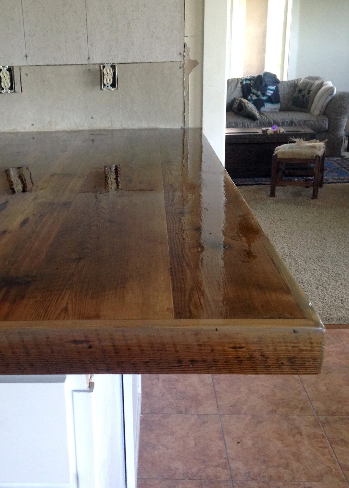 Best ideas about DIY Countertops Wood
. Save or Pin DIY Reclaimed Wood Countertop Now.