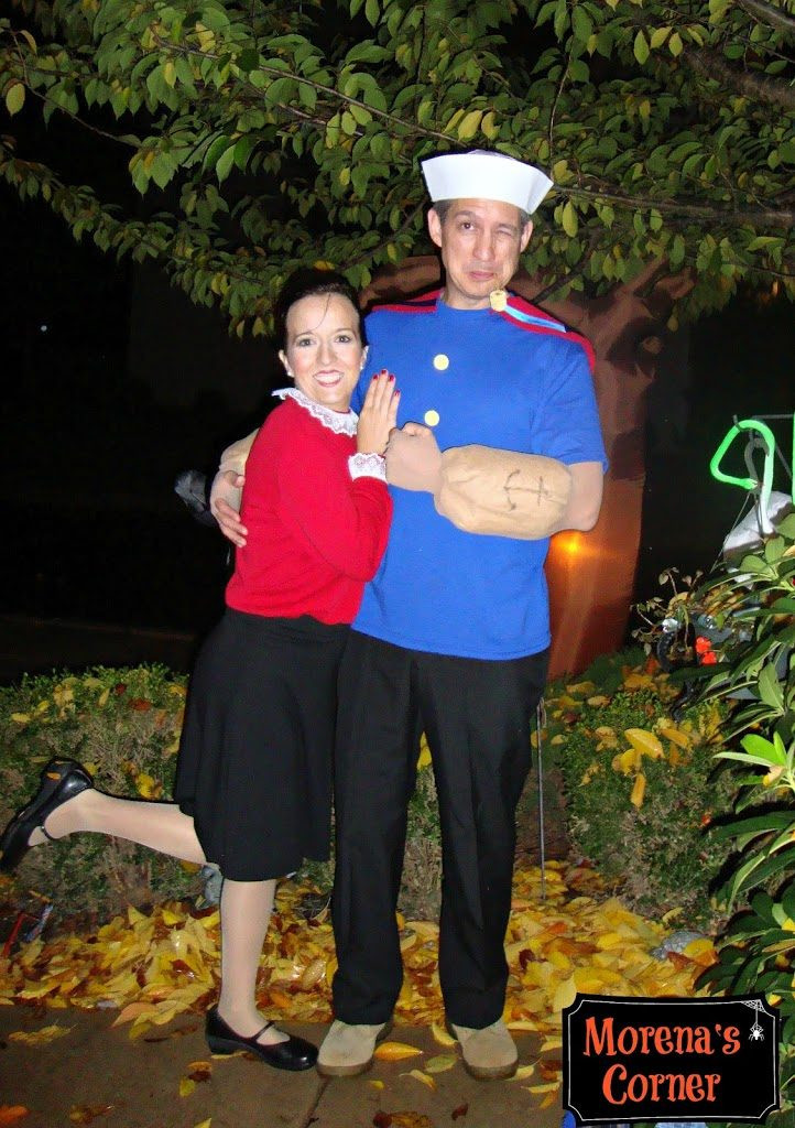 Best ideas about DIY Couples Costume
. Save or Pin DIY Couples Costume Popeye and Olive Oyl and Swee Pea Now.