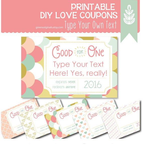 Best ideas about DIY Coupon Book
. Save or Pin Printable Love Coupon Book EDITABLE DIY by greenoriginals Now.