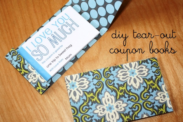 Best ideas about DIY Coupon Book
. Save or Pin Make a Tear Out Coupon Book Now.