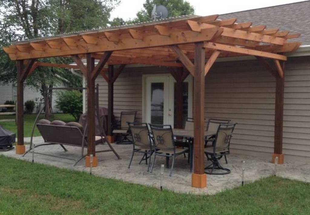 Best ideas about DIY Covered Deck
. Save or Pin Covered Pergola Plans 12x24 Outside Patio Wood Design Now.