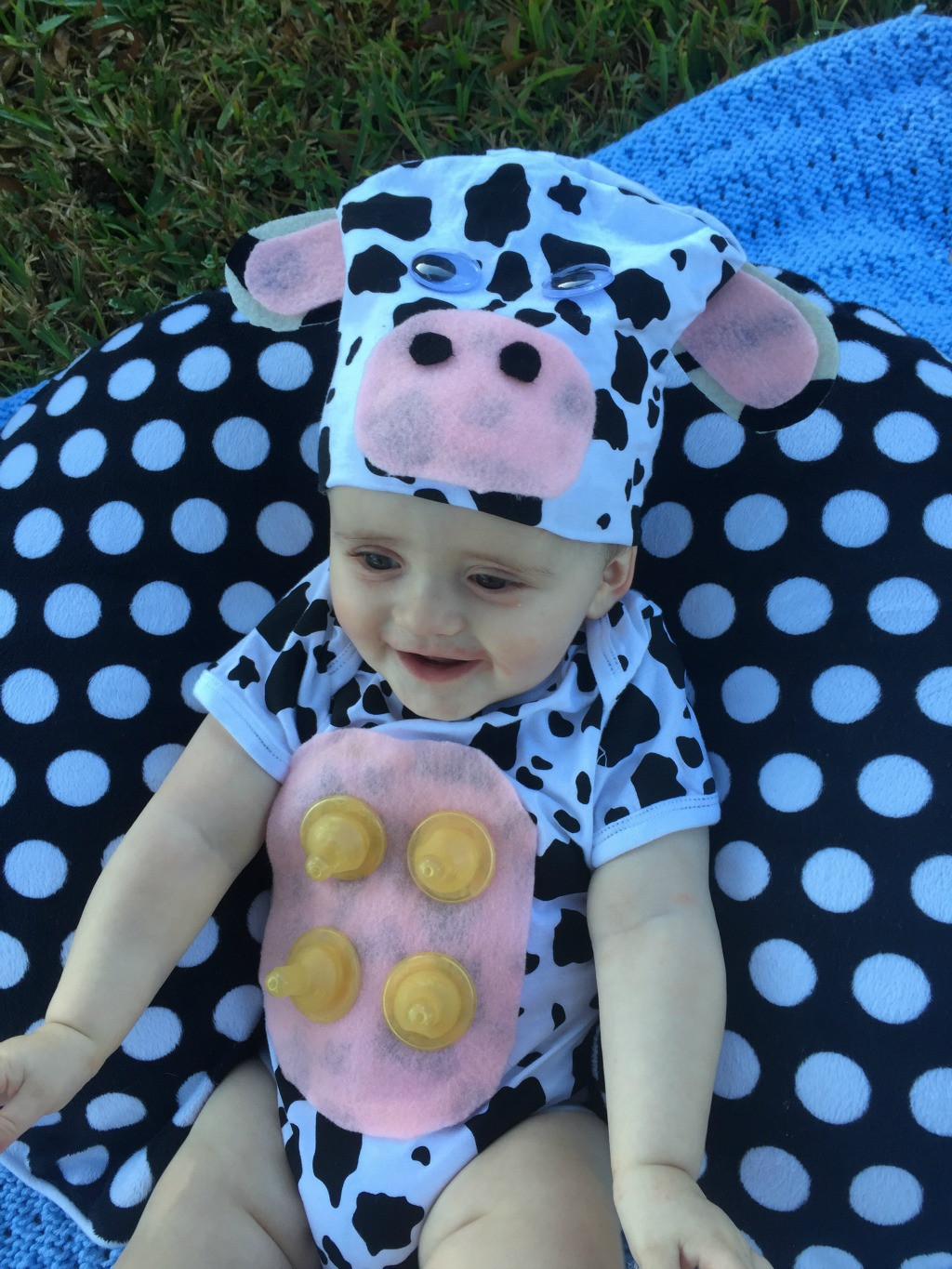 Best ideas about DIY Cow Costume
. Save or Pin Easy DIY Halloween Costume Udderly Adorable Cow Take Now.