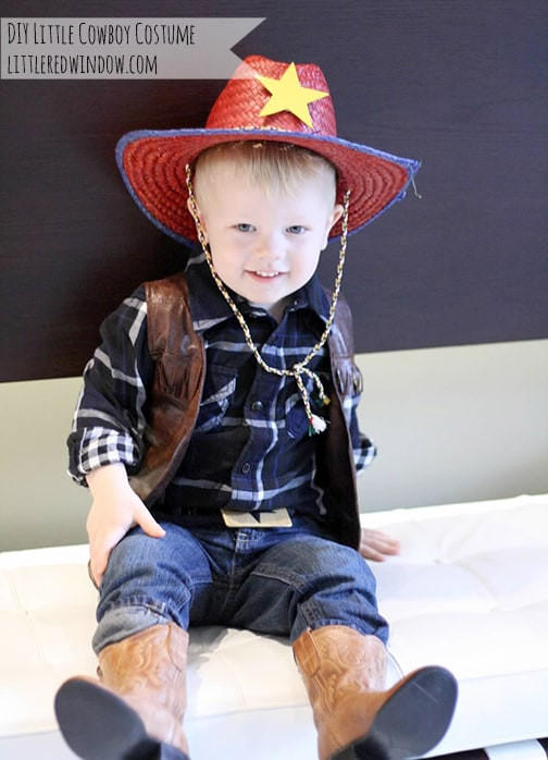 Best ideas about DIY Cowboy Costume
. Save or Pin DIY Little Cowboy Costume Little Red Window Now.