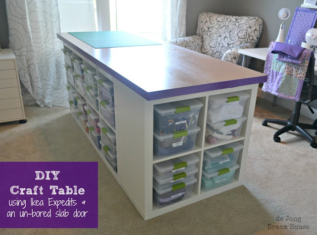 Best ideas about DIY Craft Desk
. Save or Pin de Jong Dream House DIY Craft Table Now.