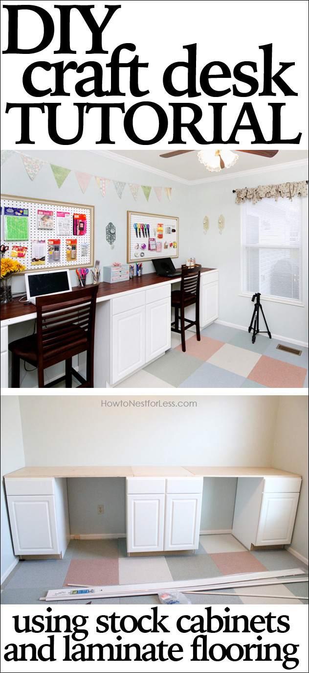 Best ideas about DIY Craft Desk
. Save or Pin Craft Room Desk Tutorial How to Nest for Less™ Now.