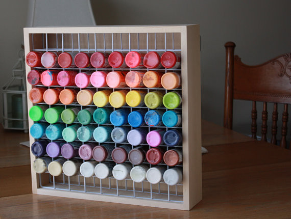 Best ideas about DIY Craft Paint Storage
. Save or Pin Craft Paint Storage Rack Holds 81 2 oz Bottles of Paint Now.
