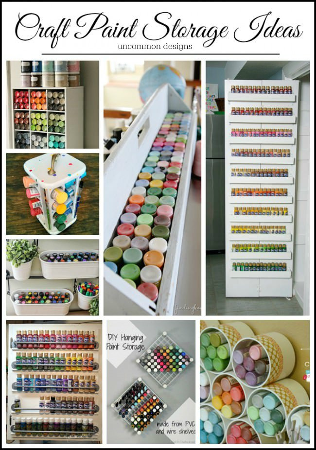 Best ideas about DIY Craft Paint Storage
. Save or Pin Craft Paint Storage Ideas Un mon Designs Now.
