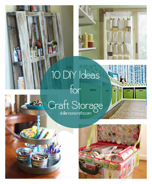 Best ideas about DIY Craft Storage Ideas
. Save or Pin 10 Ways to Organize Your Craft Room or closet or corner Now.
