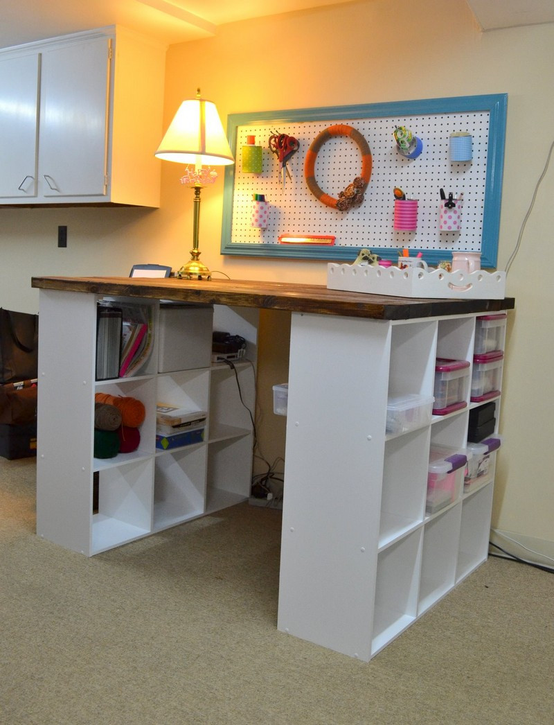 Best ideas about DIY Craft Table
. Save or Pin DIY Bookshelf Craft Table Now.