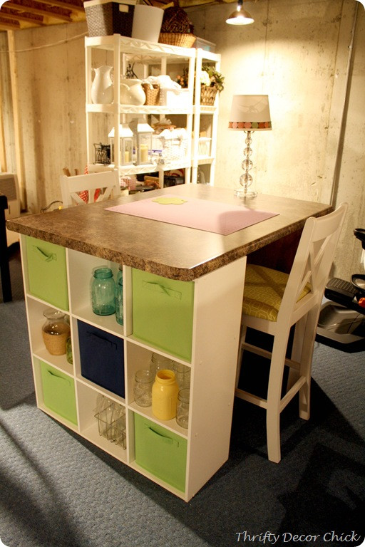 Best ideas about DIY Craft Table
. Save or Pin DIY craft table from Thrifty Decor Chick Now.