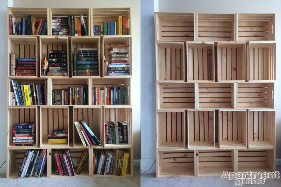 Best ideas about DIY Crate Bookshelf
. Save or Pin Storage Made Simple DIY Wooden Crate Bookshelf Now.