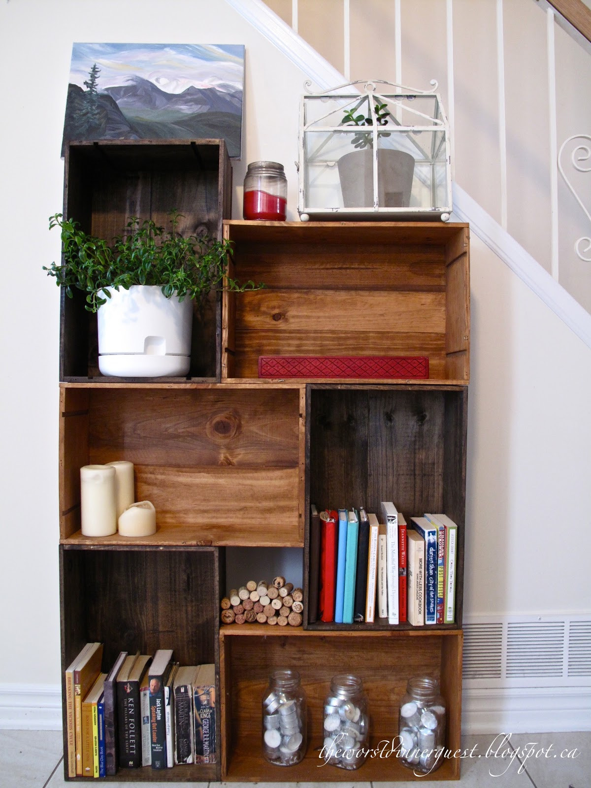 Best ideas about DIY Crate Bookshelf
. Save or Pin wooden crate bookshelf diy Now.