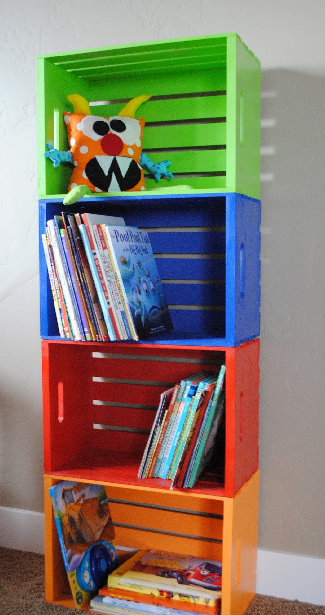 Best ideas about DIY Crate Bookshelf
. Save or Pin DIY Bookshelf Made From Crates Now.