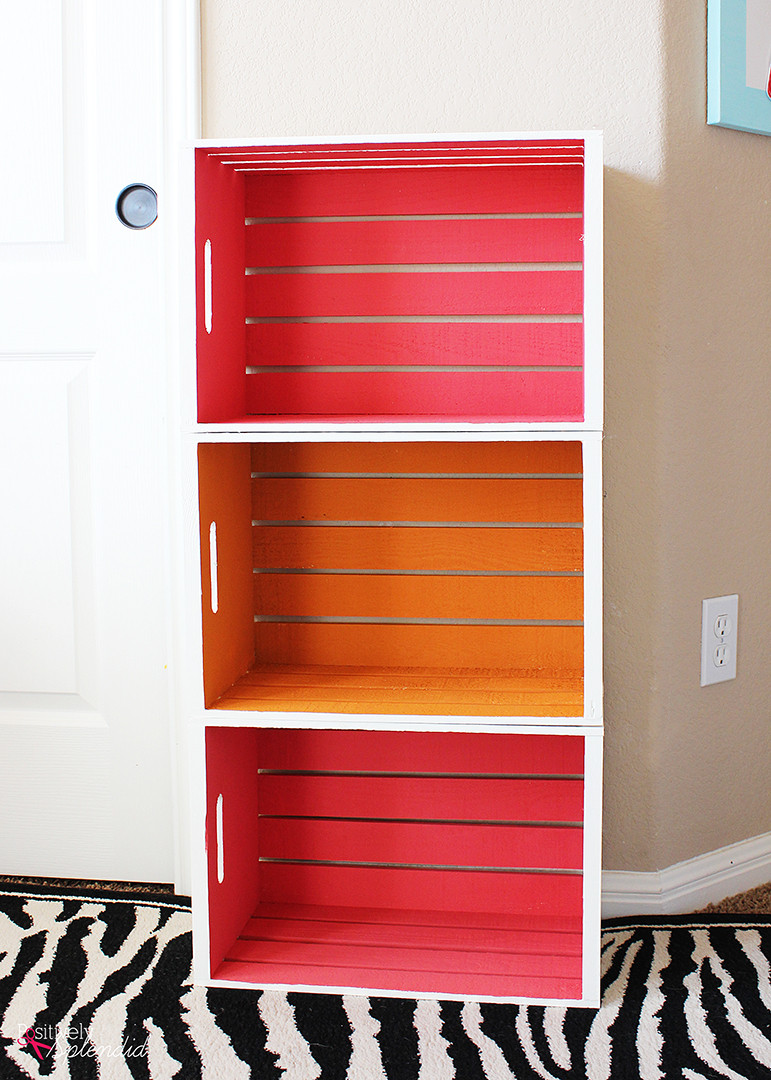 Best ideas about DIY Crate Bookshelf
. Save or Pin DIY Wood Crate Bookshelf Now.