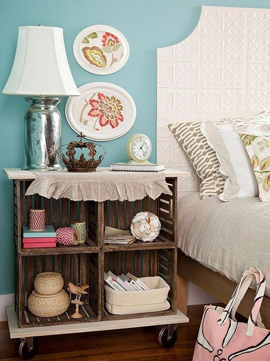 Best ideas about DIY Crate Nightstand
. Save or Pin 60 DIY Bedroom Nightstand Ideas Now.