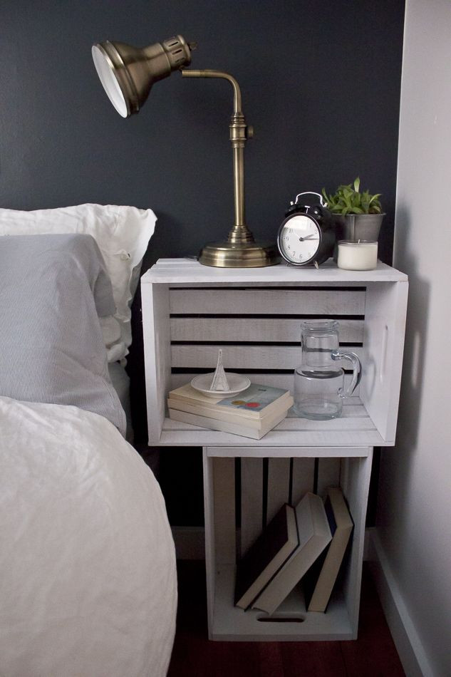 Best ideas about DIY Crate Nightstand
. Save or Pin Best 25 Crate nightstand ideas on Pinterest Now.