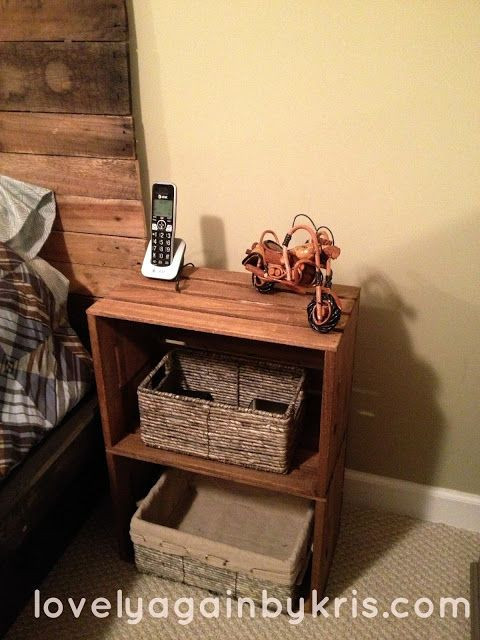 Best ideas about DIY Crate Nightstand
. Save or Pin 17 Best ideas about Crate Nightstand on Pinterest Now.