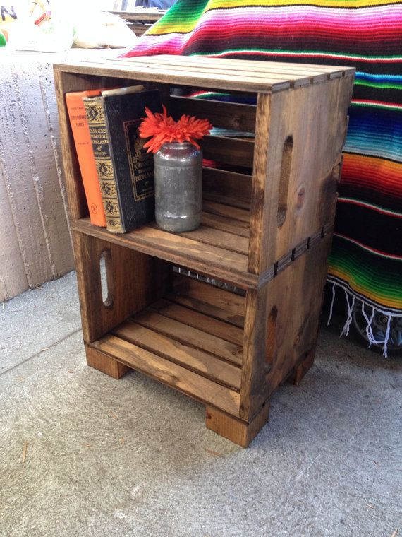 Best ideas about DIY Crate Nightstand
. Save or Pin 25 best ideas about Crate Nightstand on Pinterest Now.