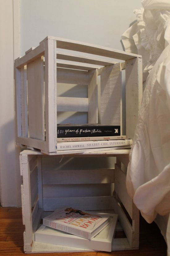 Best ideas about DIY Crate Nightstand
. Save or Pin 60 DIY Bedroom Nightstand Ideas Now.