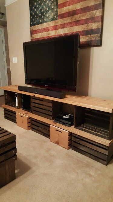Best ideas about DIY Crate Tv Stand
. Save or Pin Best 25 Crate Tv Stand ideas on Pinterest Now.