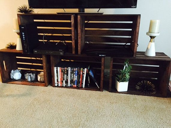 Best ideas about DIY Crate Tv Stand
. Save or Pin Best 25 Crate tv stand ideas on Pinterest Now.