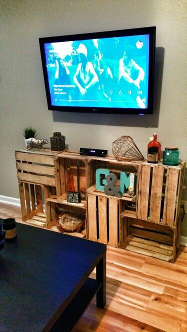 Best ideas about DIY Crate Tv Stand
. Save or Pin Best 25 Crate tv stand ideas on Pinterest Now.