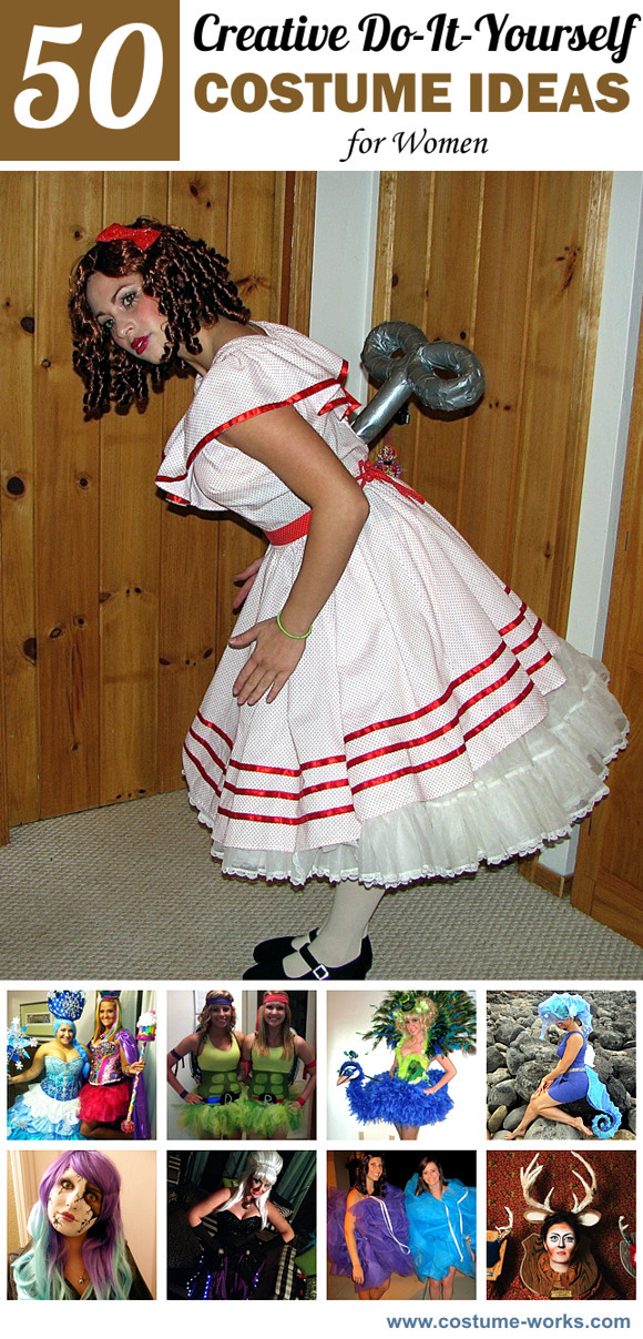 Best ideas about DIY Creative Halloween Costume
. Save or Pin 50 Creative DIY Halloween Costume Ideas for Women Now.