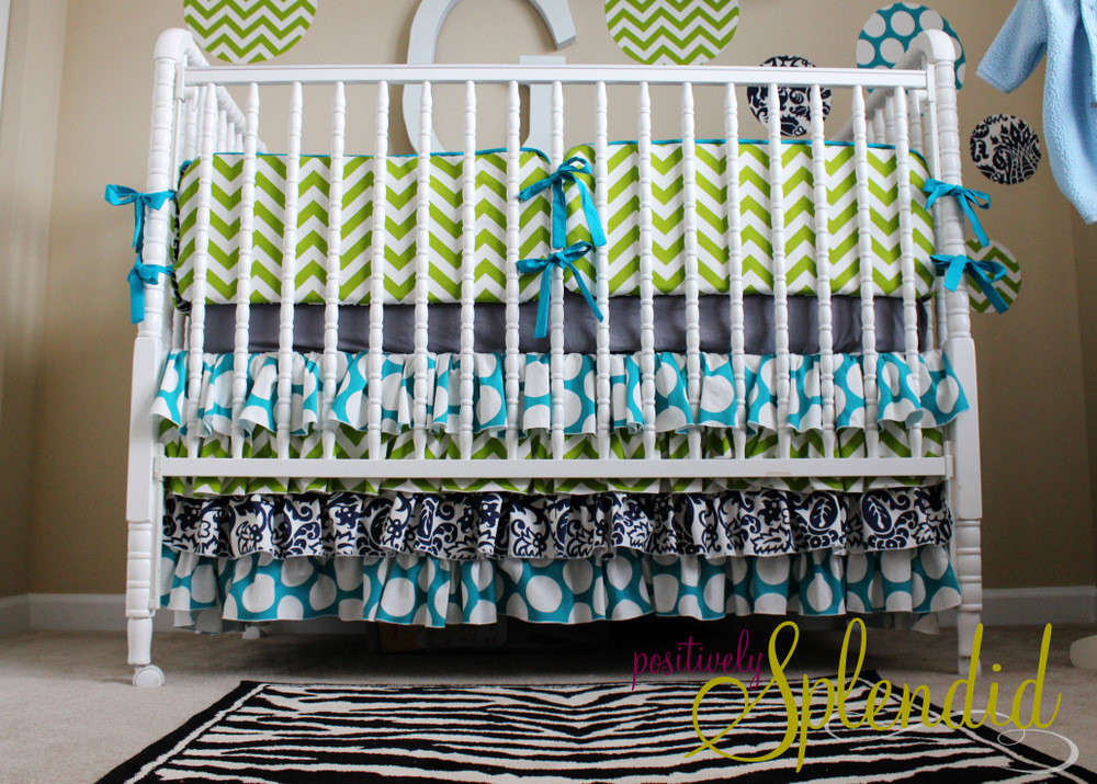 Best ideas about DIY Crib Bedding
. Save or Pin Ruffled Crib Skirt Tutorial Nursery Bedding Reveal Now.