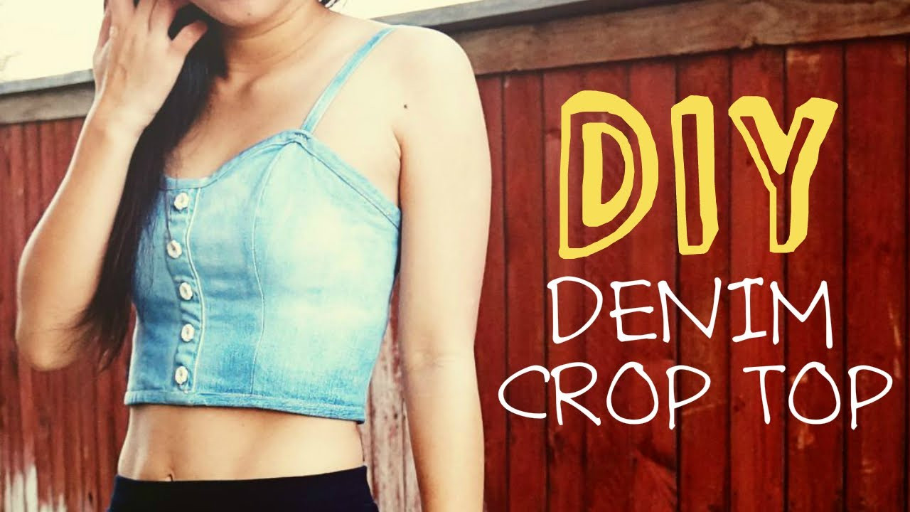 Best ideas about DIY Crop Top
. Save or Pin DIY Upcycled Denim Crop Top Now.