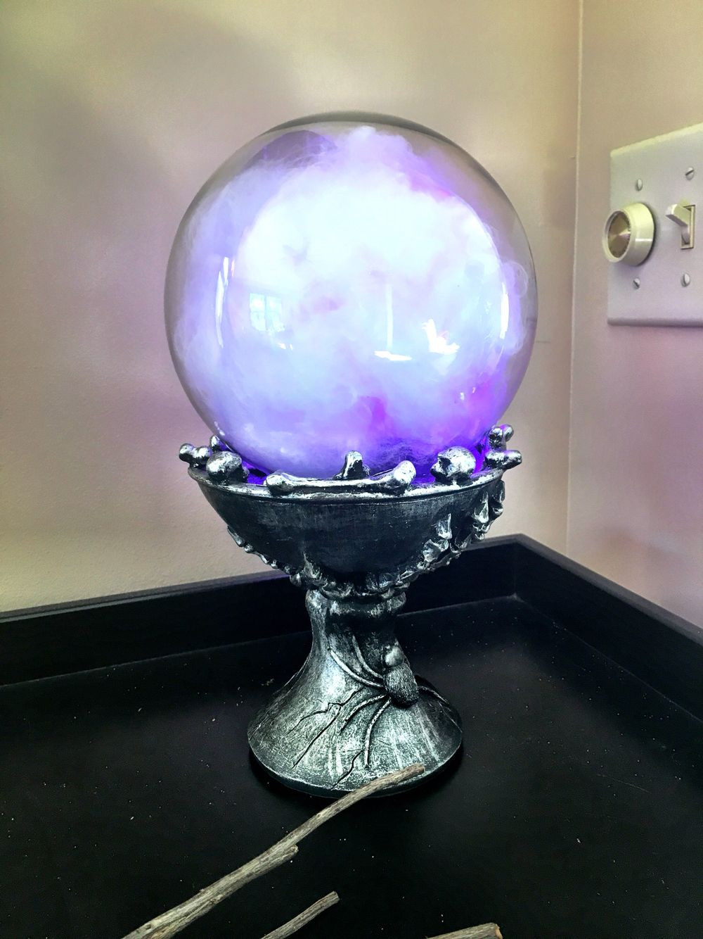 Best ideas about DIY Crystal Ball
. Save or Pin DIY Crystal Ball Base candleholder from Michaels $5 Globe Now.