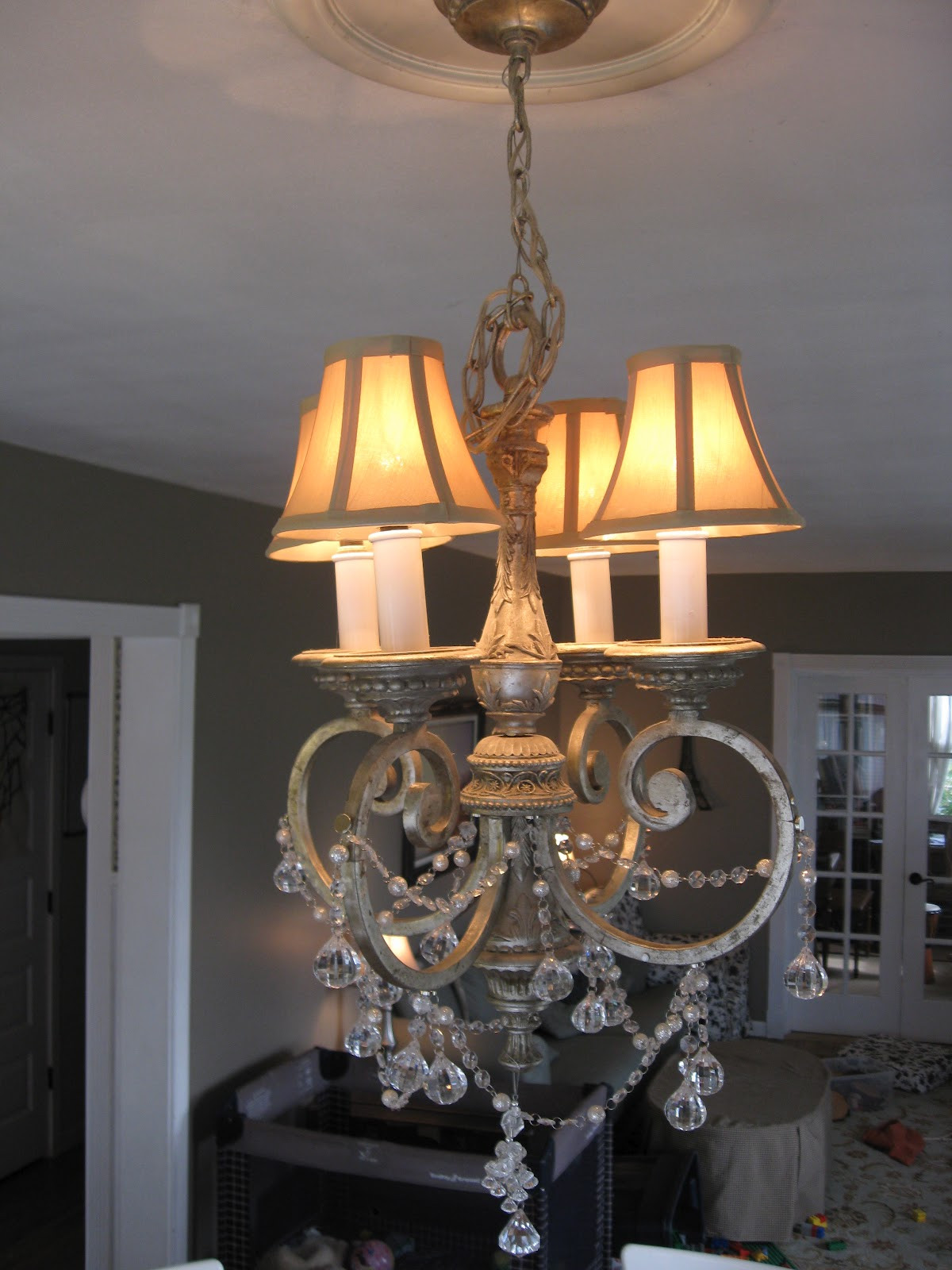 Best ideas about DIY Crystal Chandelier
. Save or Pin Wool and Loveliness DIY Crystal Chandelier and a Lacy Now.