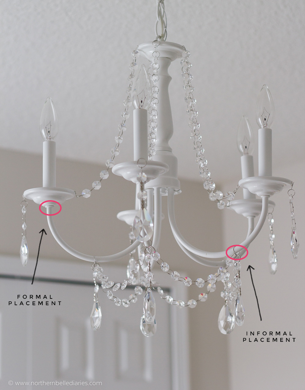 Best ideas about DIY Crystal Chandeliers
. Save or Pin DIY Crystal Chandelier easy tutorial Now.