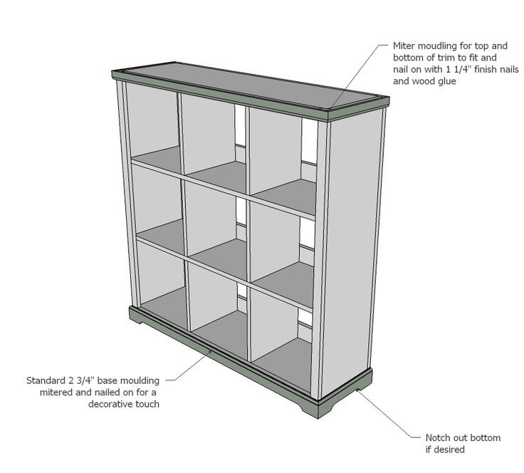 Best ideas about DIY Cubbies Plans
. Save or Pin Ana White Build a Cubby Bookshelf Now.