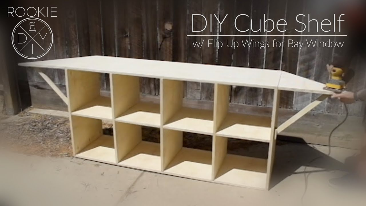 Best ideas about DIY Cube Shelves
. Save or Pin DIY Cube Shelf w Flip Up Wings Now.