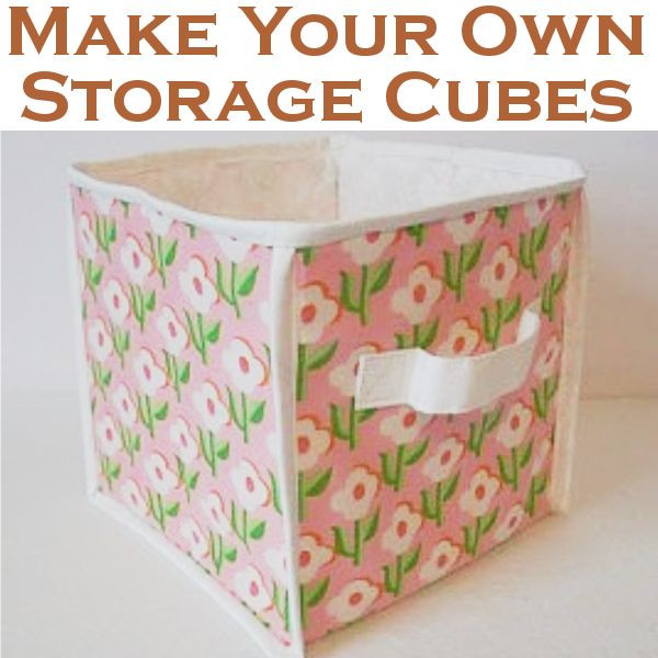 Best ideas about DIY Cube Storage Bins
. Save or Pin Make Your Own Storage Cubes Now.