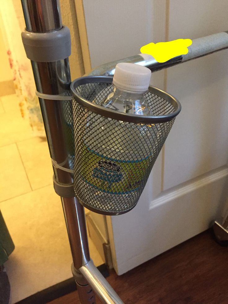 Best ideas about DIY Cup Holder
. Save or Pin DIY cheap cup holder for a Walker from dollar store Now.