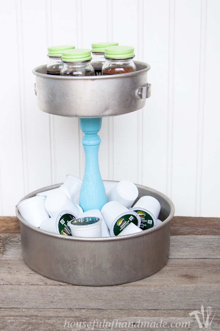 Best ideas about DIY Cup Holder
. Save or Pin DIY Rustic K cup Holder with Spice Shakers a Houseful of Now.