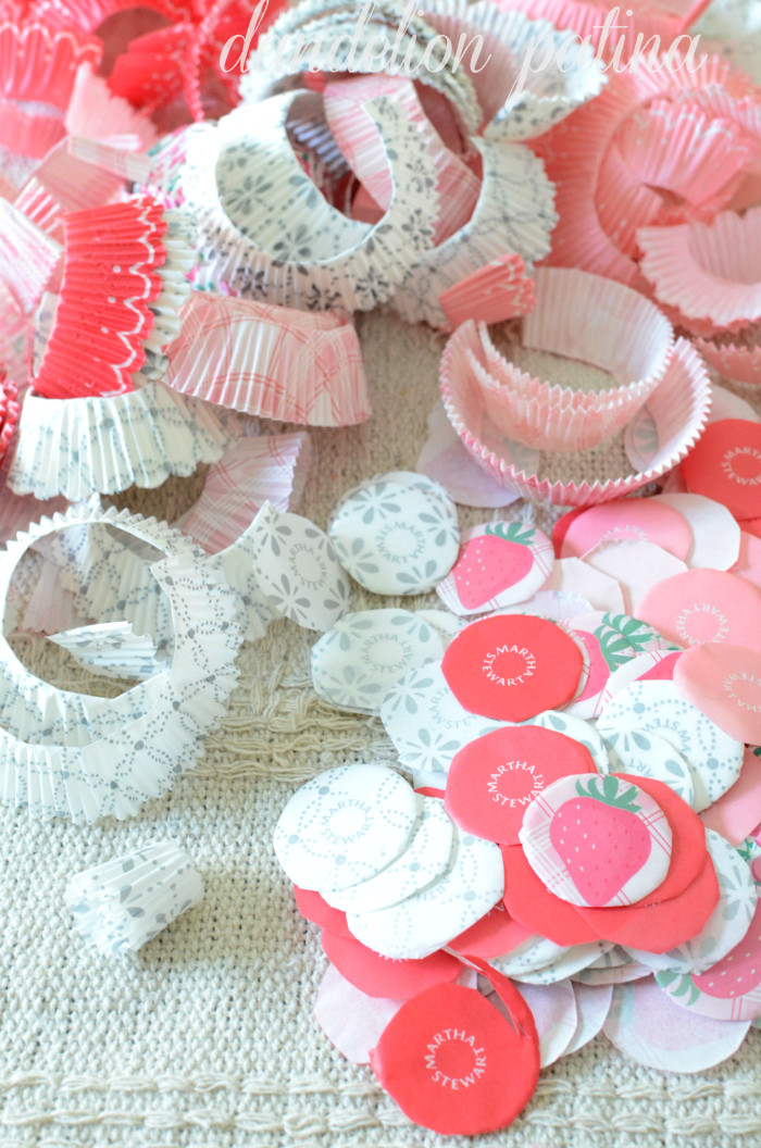 Best ideas about DIY Cupcake Liners
. Save or Pin DIY Cupcake Liner Wreath Dandelion Patina Now.