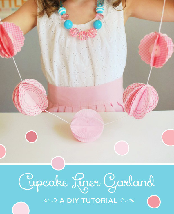 Best ideas about DIY Cupcake Liners
. Save or Pin anna and blue paperie DIY Tutorial Cupcake Liner Garland Now.