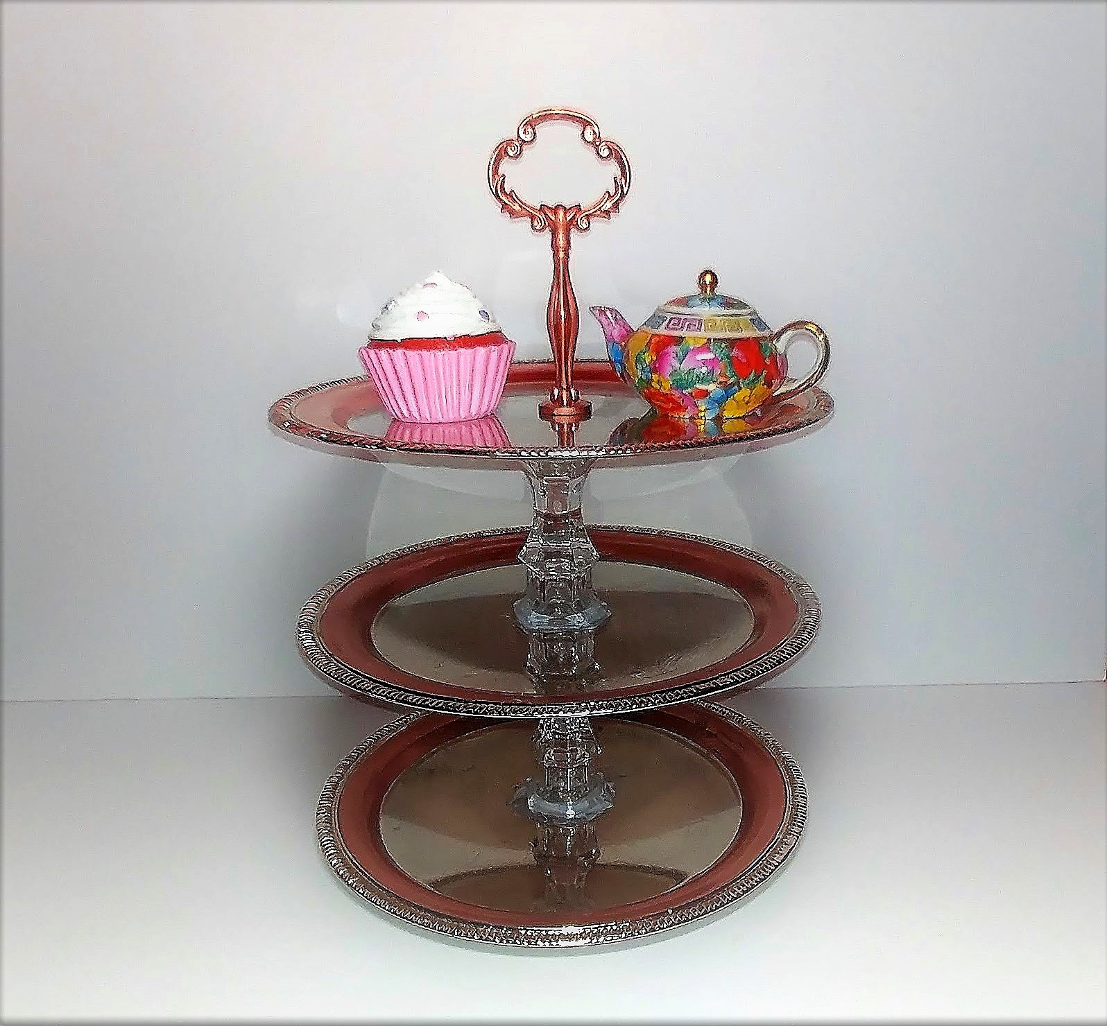 Best ideas about DIY Cupcake Stand Dollar Tree
. Save or Pin Three Tier Cupcake Stand DIY Dollar Tree Crafts Now.
