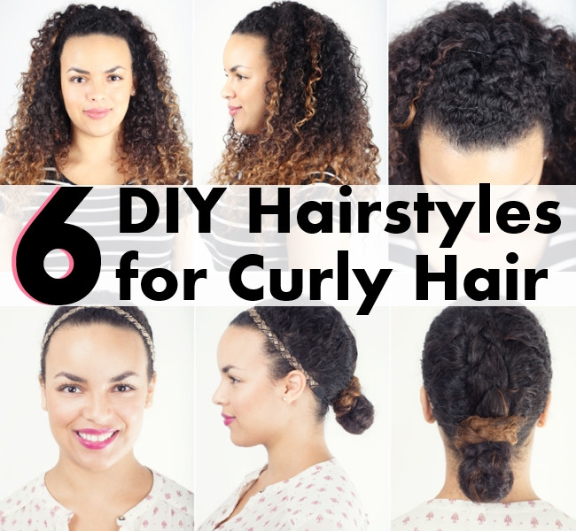 Best ideas about DIY Curly Haircut
. Save or Pin 6 Adorable DIY Hairstyles for Curly Hair Now.