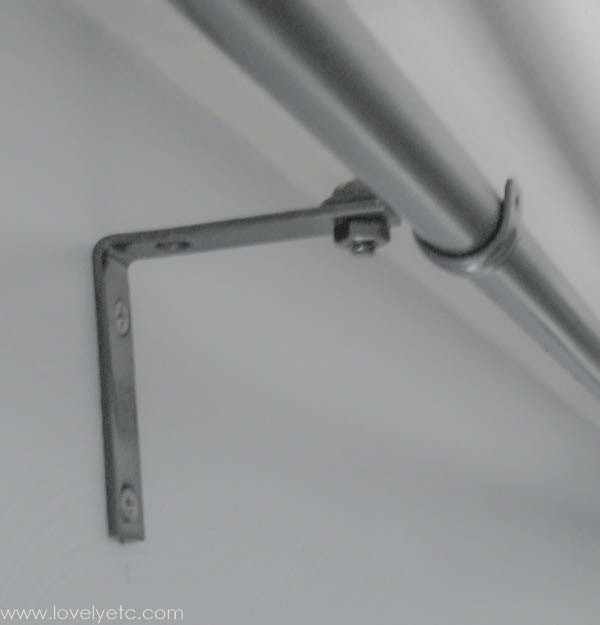 Best ideas about DIY Curtain Rod Brackets
. Save or Pin The cheapest DIY curtain rods ever Lovely Etc Now.