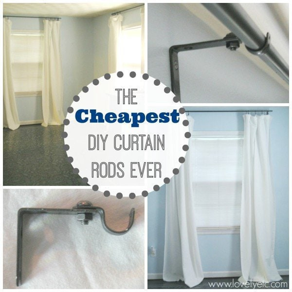 Best ideas about DIY Curtain Rod
. Save or Pin The cheapest DIY curtain rods ever Lovely Etc Now.