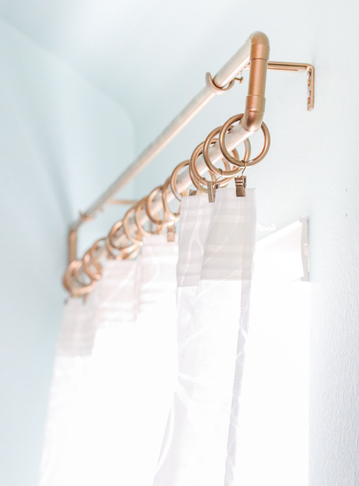 Best ideas about DIY Curtain Rod
. Save or Pin DIY It A Gold Pipe Curtain Rod A Kailo Chic Life Now.